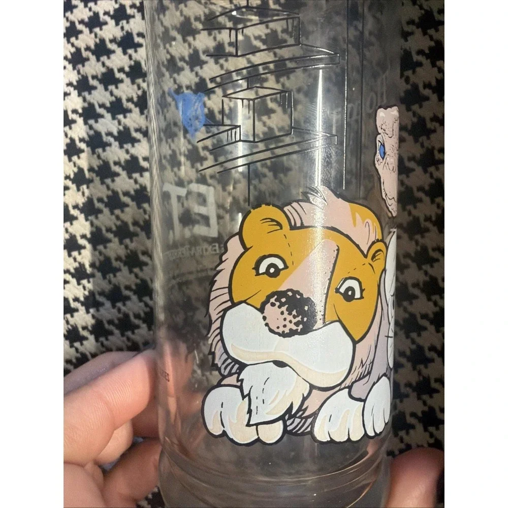 1982 E.T. The Extra-Terrestrial Pizza Hut 'Home' Collector Drinking Glass VTG